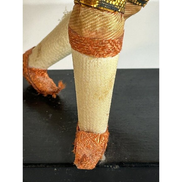 VTG Handmade Dancer Figurine Doll Statue 1960s Bangkok Thailand Oriental MCM Fun - Picture 11 of 16